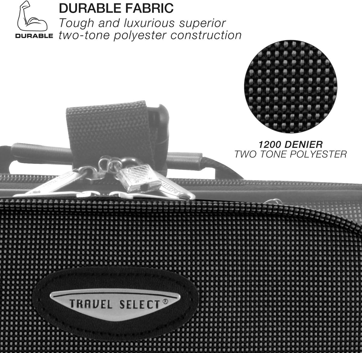 Navy Expandable Rolling Upright Luggage 2-Piece Set B98888