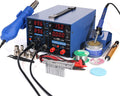 3 Tools Soldering Hot Air Rework Station and Power Supply H744