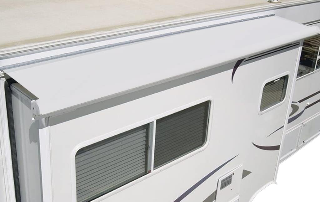 White Vinyl Slide Out Awning Fabric Replacement V506250