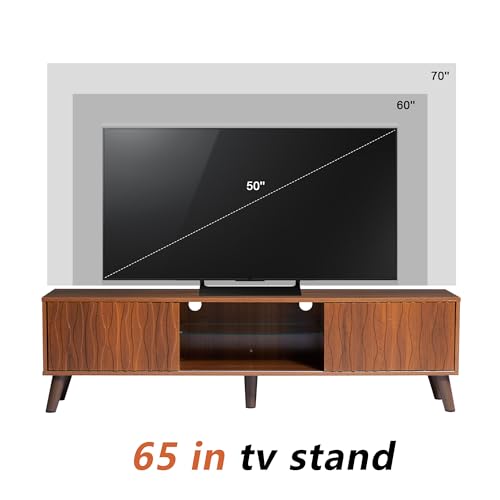Black TV Stand and Coffee Table Set with Sliding Doors B278797