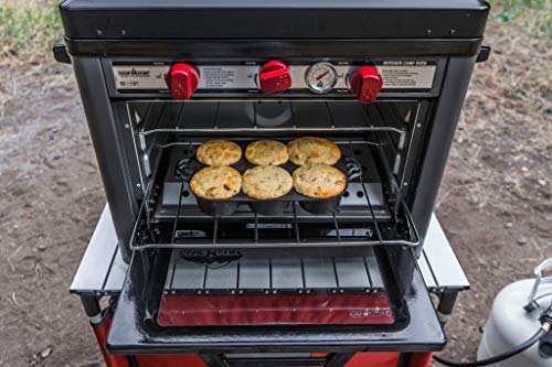 Stainless Steel Charcoal Gray Outdoor Camp Oven U998333