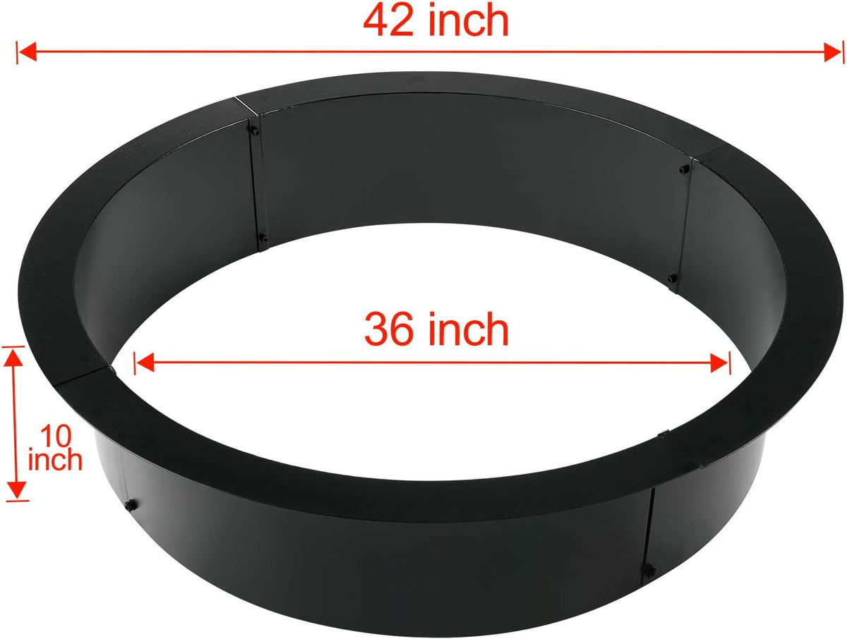 42 Inch Fire Pit Ring Heavy 2mm Steel H4685