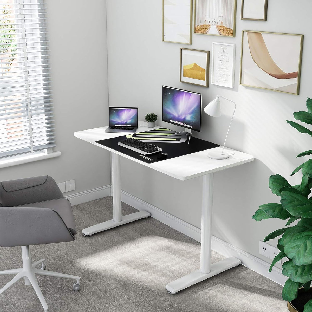 Black 47 inch Computer Desk S9690