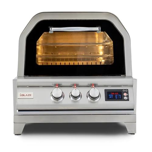 26-Inch Built-In Natural Gas Outdoor Pizza Oven with Rotisserie Q998