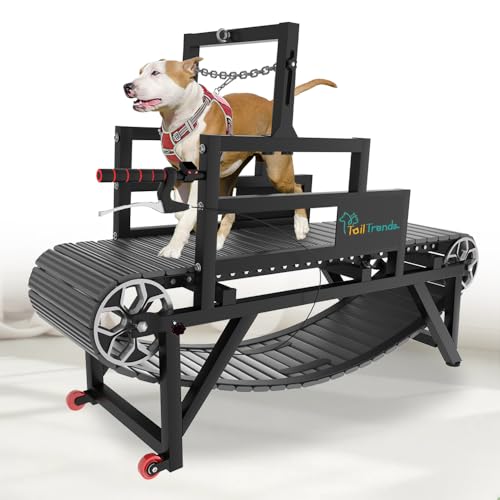 Dog Treadmill with Brake & Resistance Adjustment, Supports Up to 300 lbs K562
