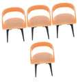 4pcs Mini Simulation Chair Fairy Garden Furniture Scene Model Dining Table Accessories Plastic Old Fashioned P589