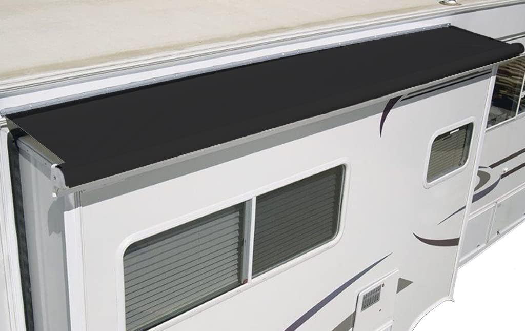 White Vinyl Slide Out Awning Fabric Replacement V506250