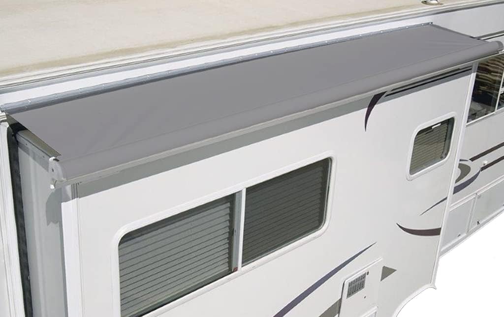 White Vinyl Slide Out Awning Fabric Replacement V506250