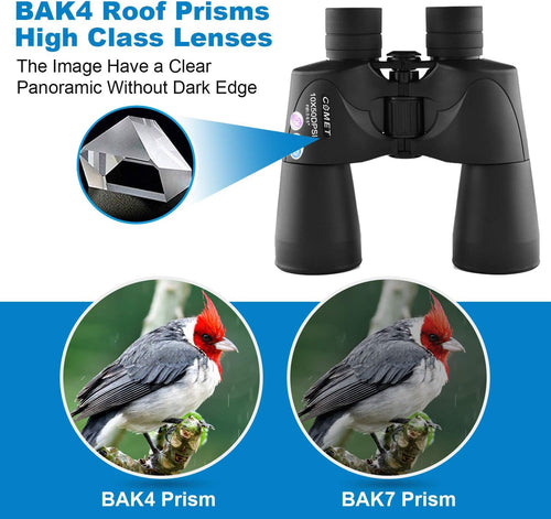 10x50 Waterproof Binoculars with Case and Strap K36614