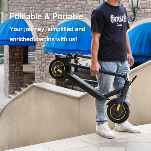 Electric Scooter with 10" Solid Tires, 600W Peak Motor, 20Miles Range, 19Mph Speed L537626