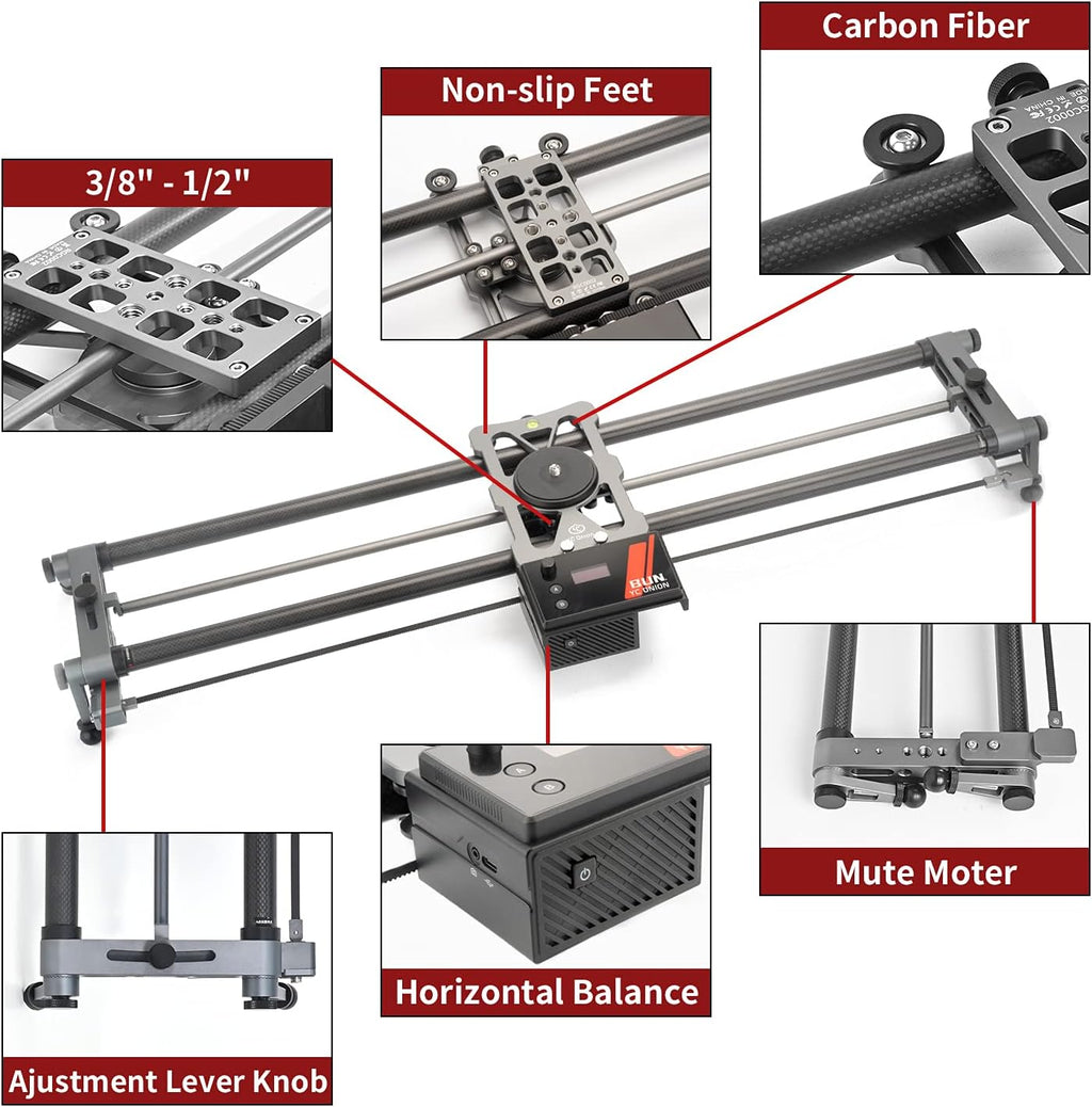 Motorized Camera Slider 120cm Carbon Fiber T50750