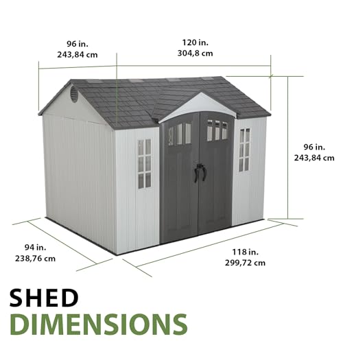 10 x 8 Ft. Outdoor Storage Shed H5020