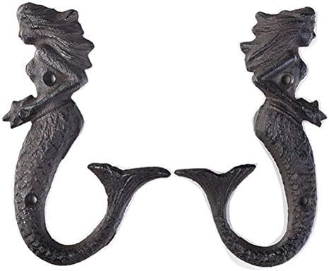 Cast Iron Wall Hooks Pack 2 U2804