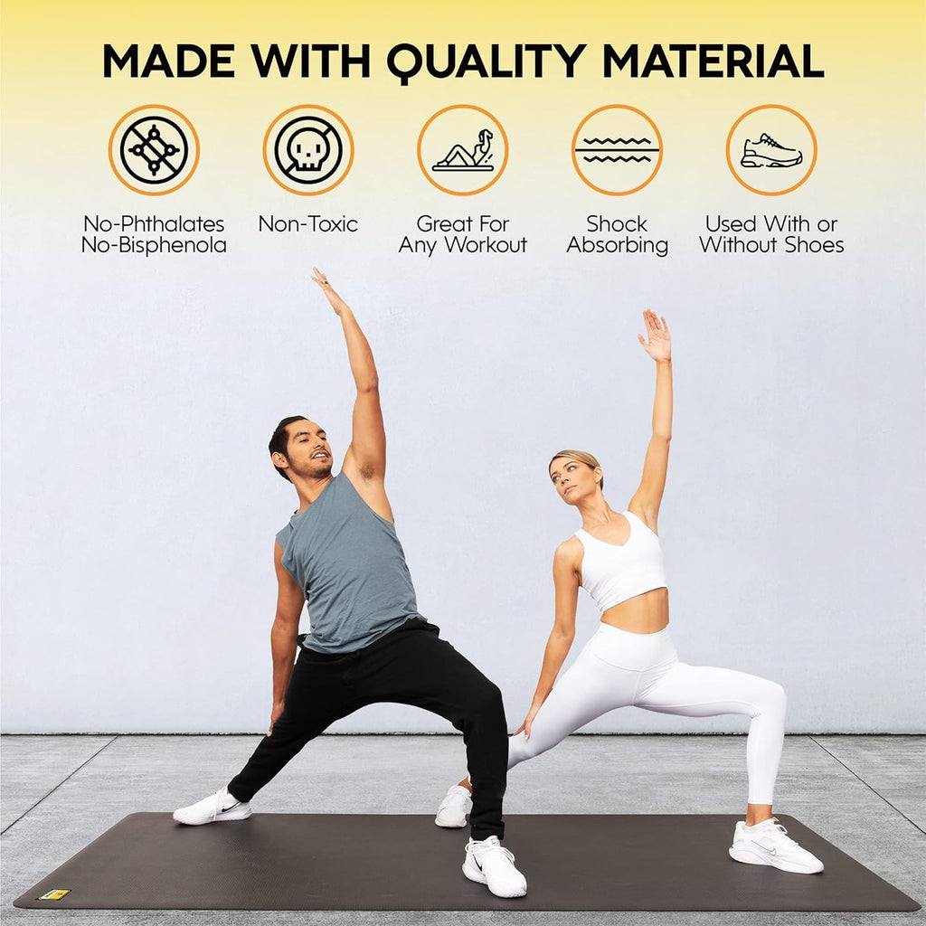 Large Exercise Mat 8 ft X 4 ft X 1/4" Thick V81621