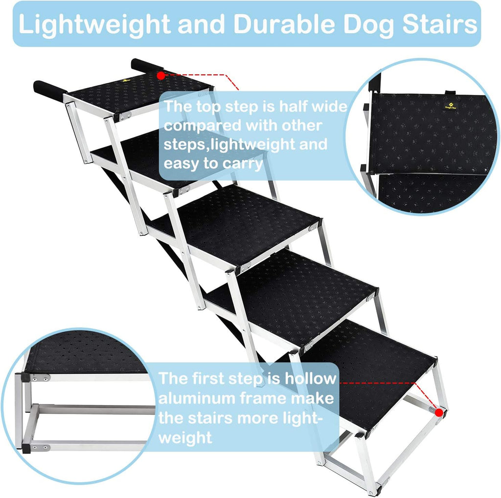 Folding 6 Steps Pet Dog Car Stairs X293735