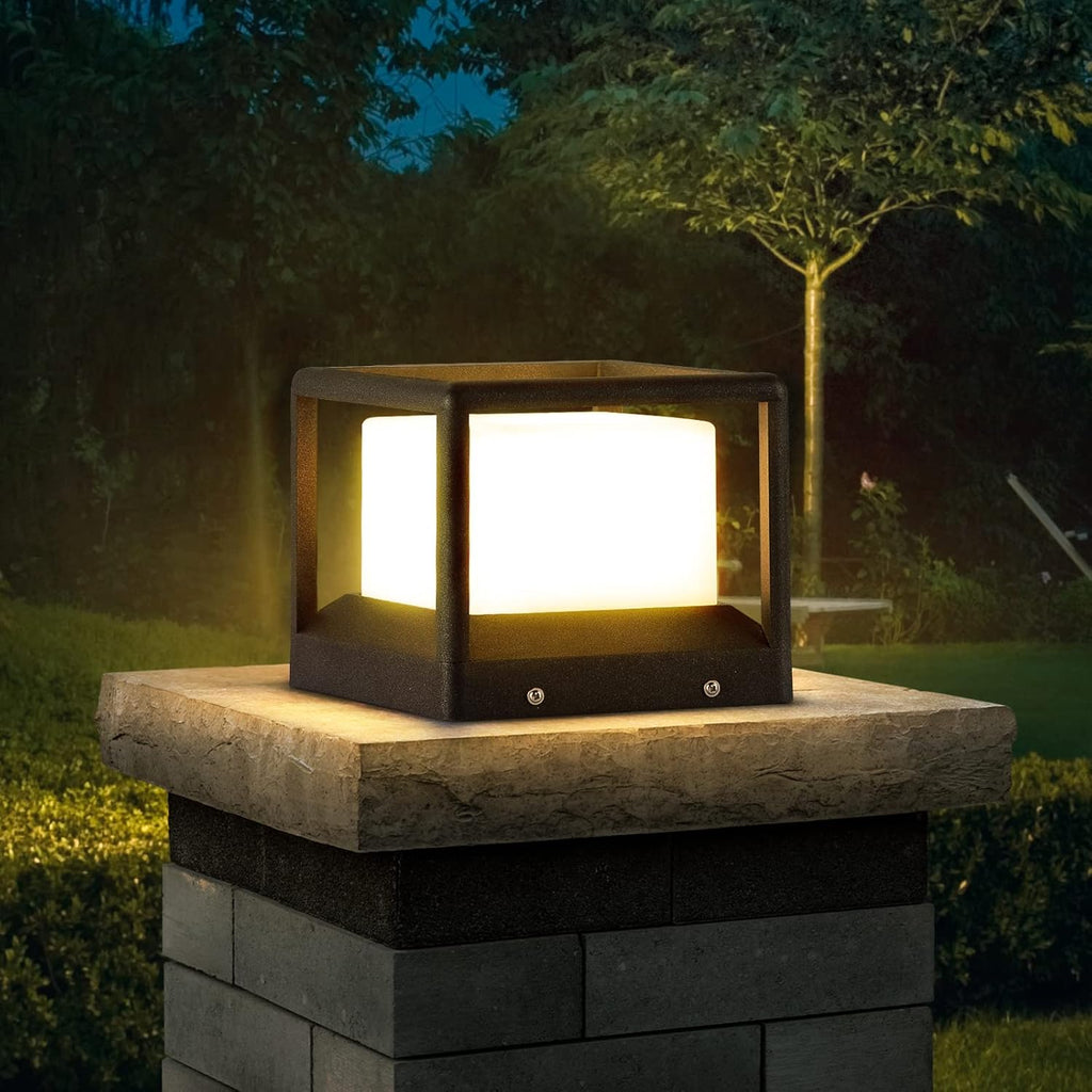 Solar Post Cap Light 3000K IP65 Waterproof F8029