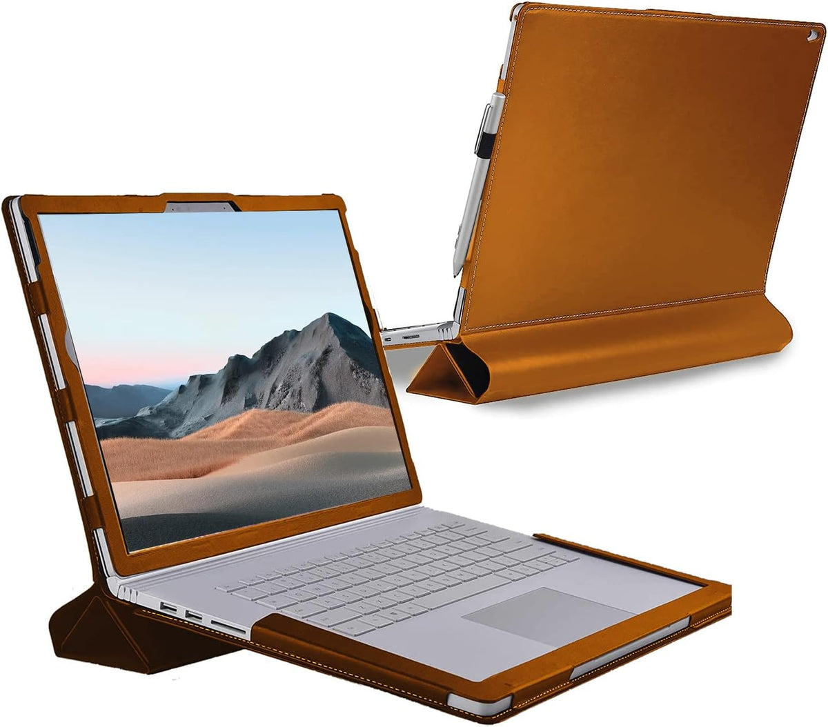 Black PU Leather Case for 13.5 inch Surface Book, Pack of 2 G5478