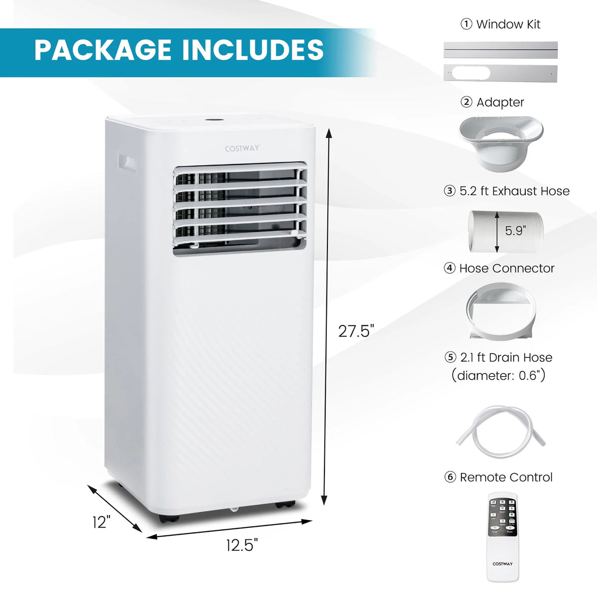 10000 BTU 4-in-1 Portable Air Conditioner M1964