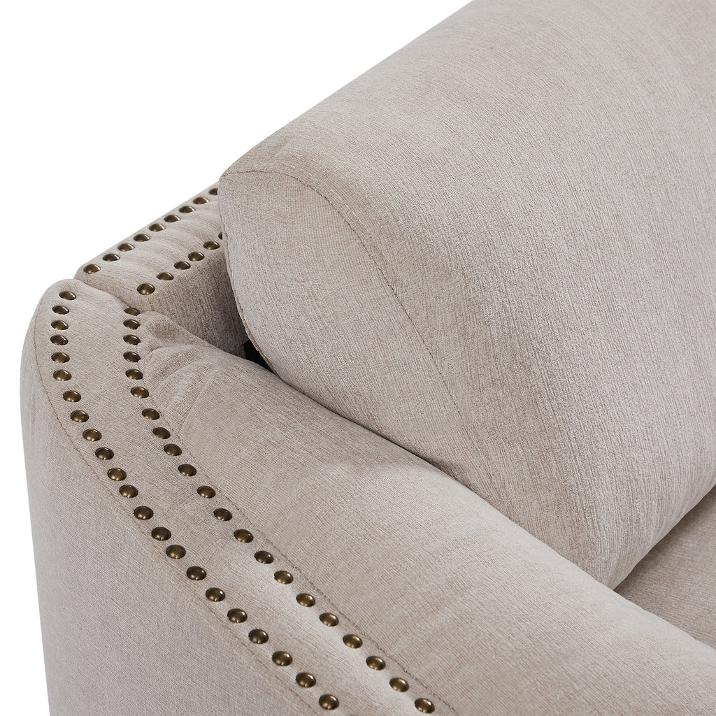 Beige 2 Seat Loveseat Sofa G57425