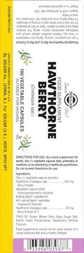 Hawthorne Berry Vegetable Capsules 100 Count Q24762