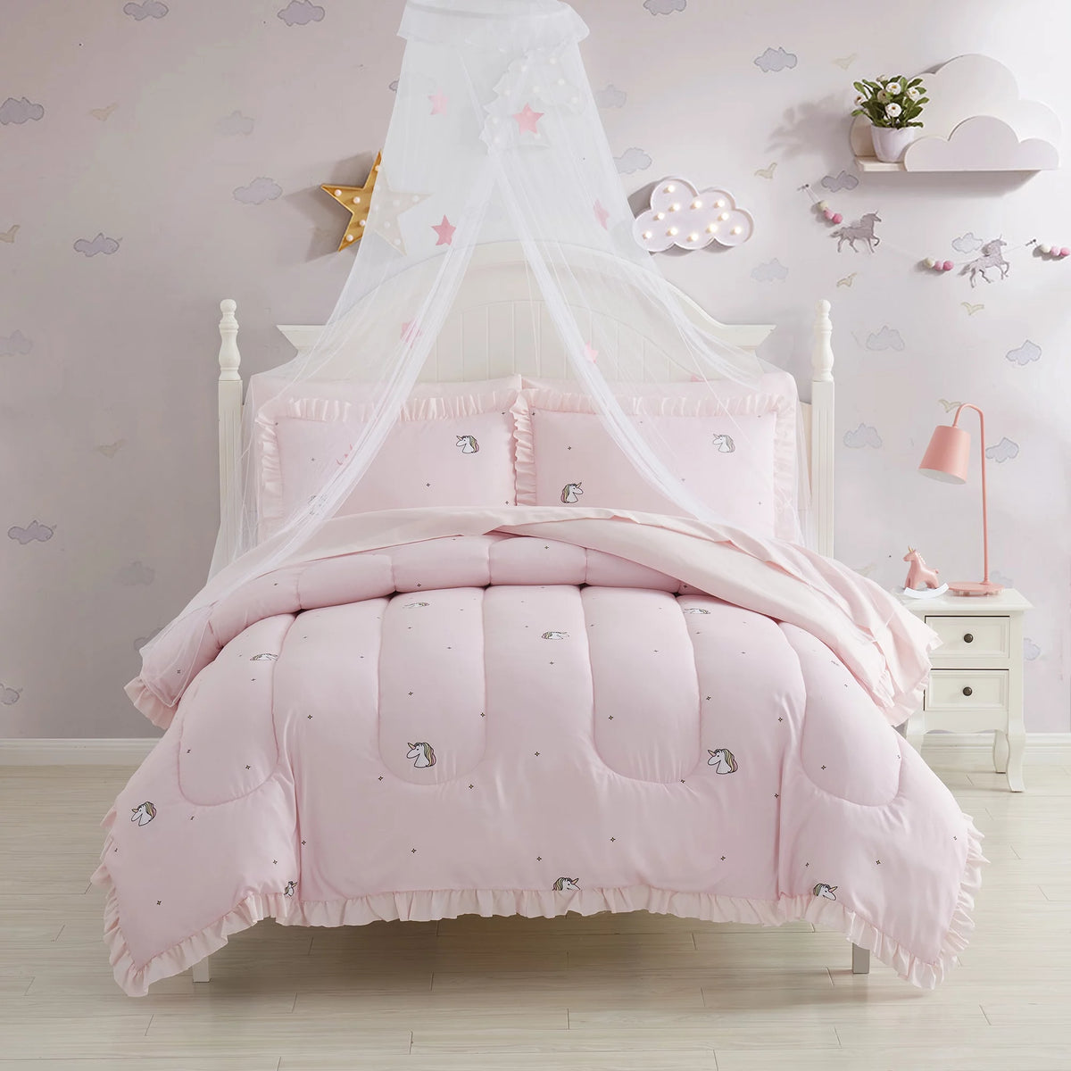 Kids 7 Piece Comforter, Sham & Sheet Set P102262