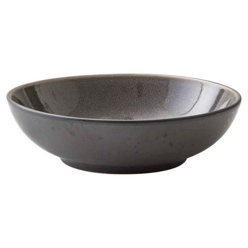 Black Grey Pasta Bowl 20cm R240754