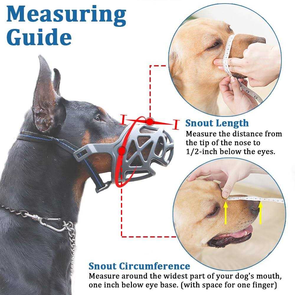 Breathable Basket Dog Muzzle V423