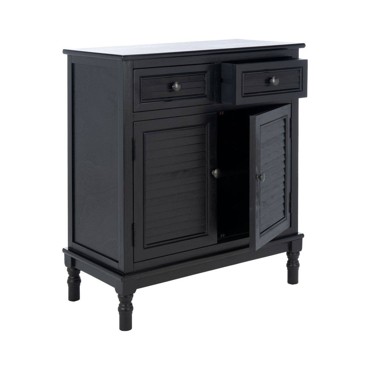 2 Drawer 2 Door Black Sideboard C691541