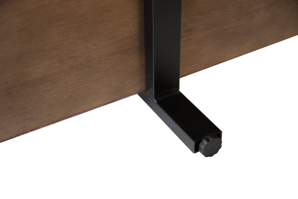 Walnut Brown 4 Shelf Etagere Bookcase A380