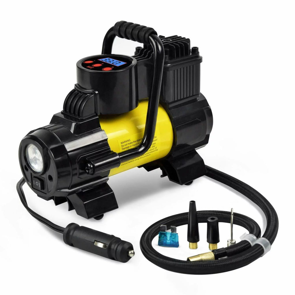 Heavy Duty Portable 12V Car Tire Inflator Pump Air Compressor 150 PSI G6558