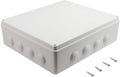 ABS Plastic IP65 Junction Box White Pack of 2 U1144