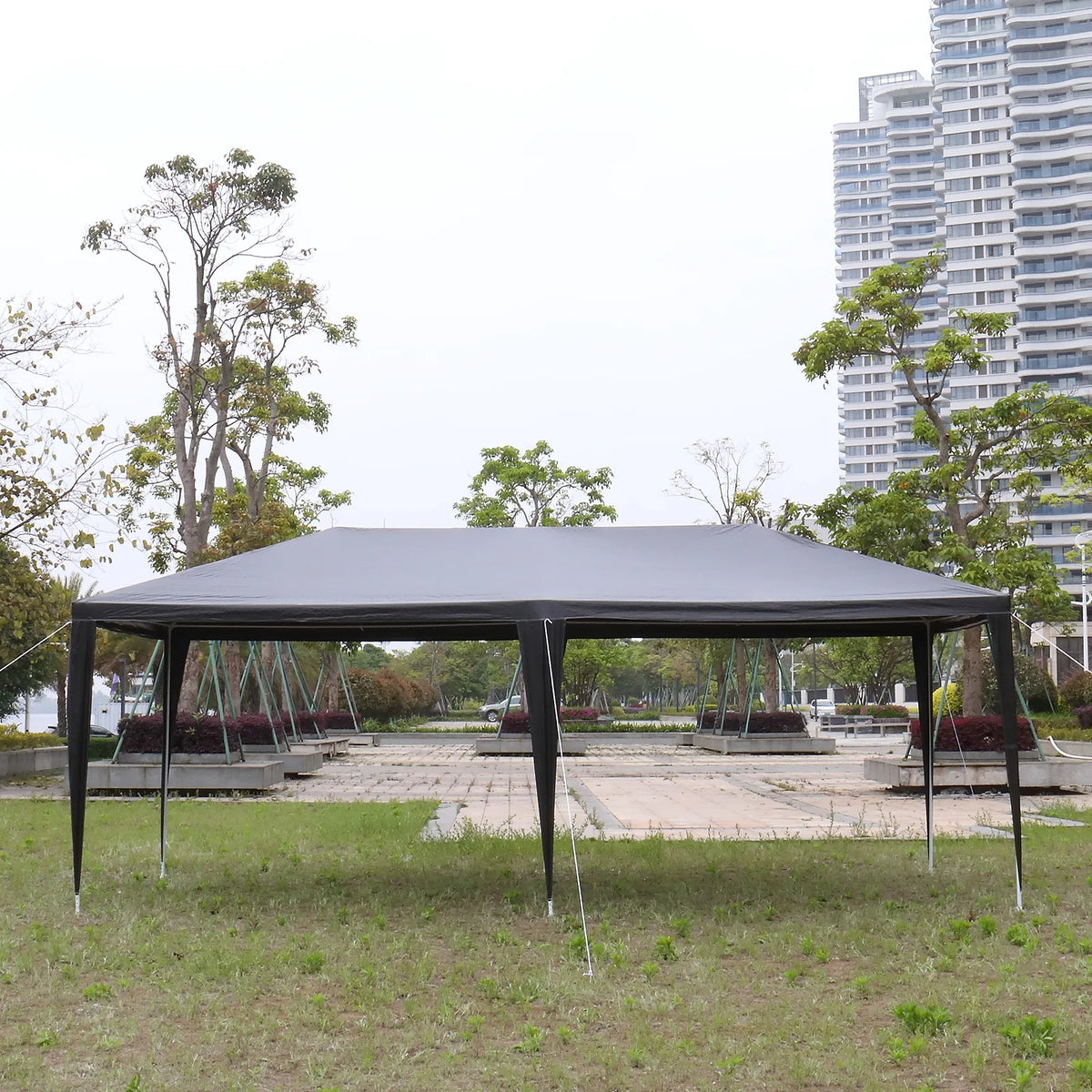 Black Waterproof Party Tent with 6 Removable Sidewalls K138