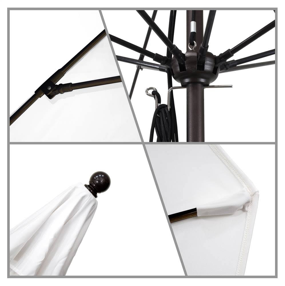 Yellow 11ft Bronze Market Umbrella A200