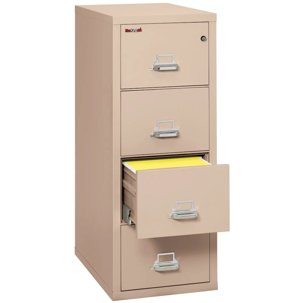 4-Drawer Fireproof Vertical File Cabinet Letter Size C7254