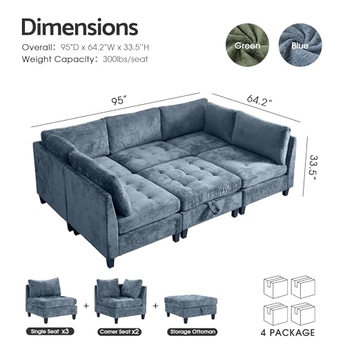 Oversized Modular Sectional Sofa U669362
