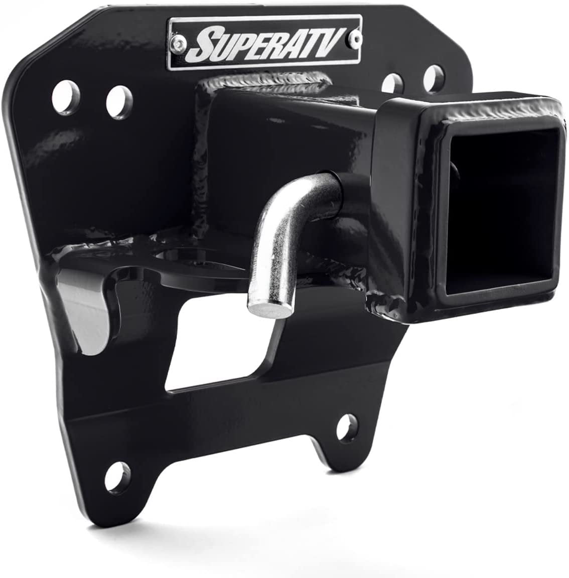 Black Rear Receiver Hitch for Polaris RZR XP Turbo S, 2" Heavy-Duty Steel K89723