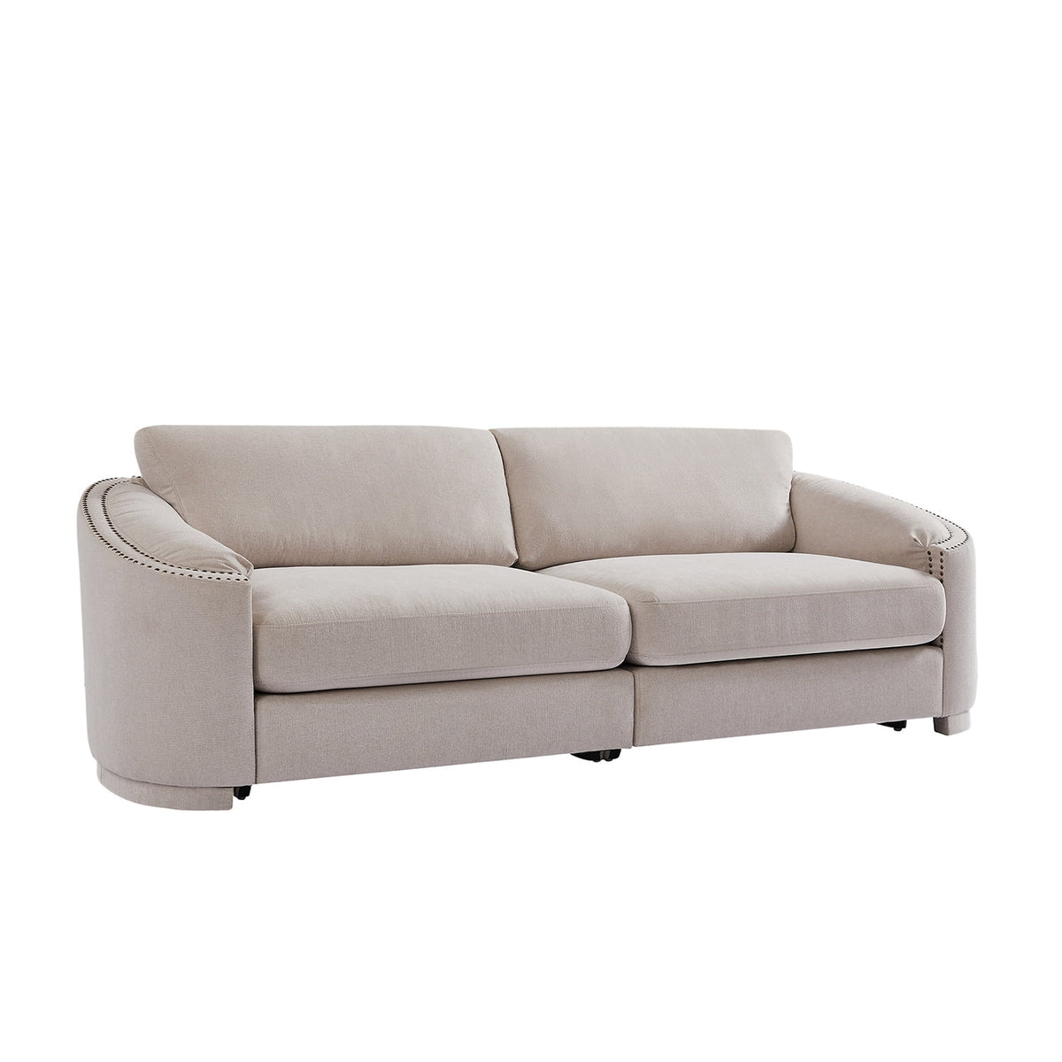 Beige 2 Seat Loveseat Sofa G57425