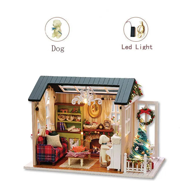 Doll House DIY Miniature Dollhouse Toy Furnitures Z5802