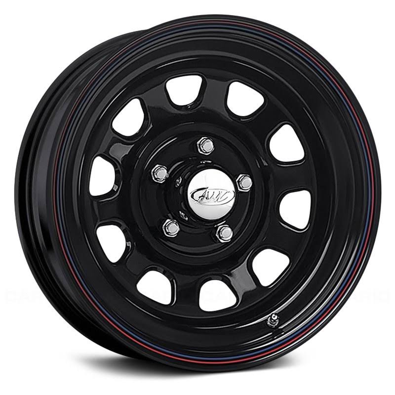 15x7 6x5.5 Black Wheel D467