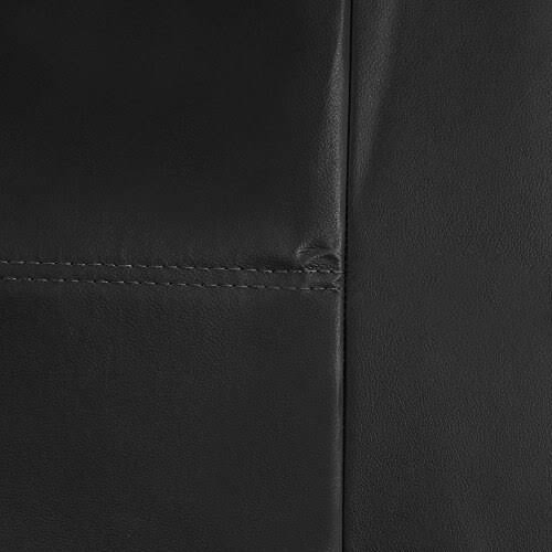 Black Faux Leather Full Set Seat Covers S5242