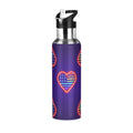 Stainless Steel Insulated Water Bottle with Straw Lid T108573