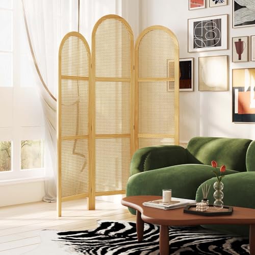 Pine Wood 5.6 Ft 3 Panels Room Divider B244