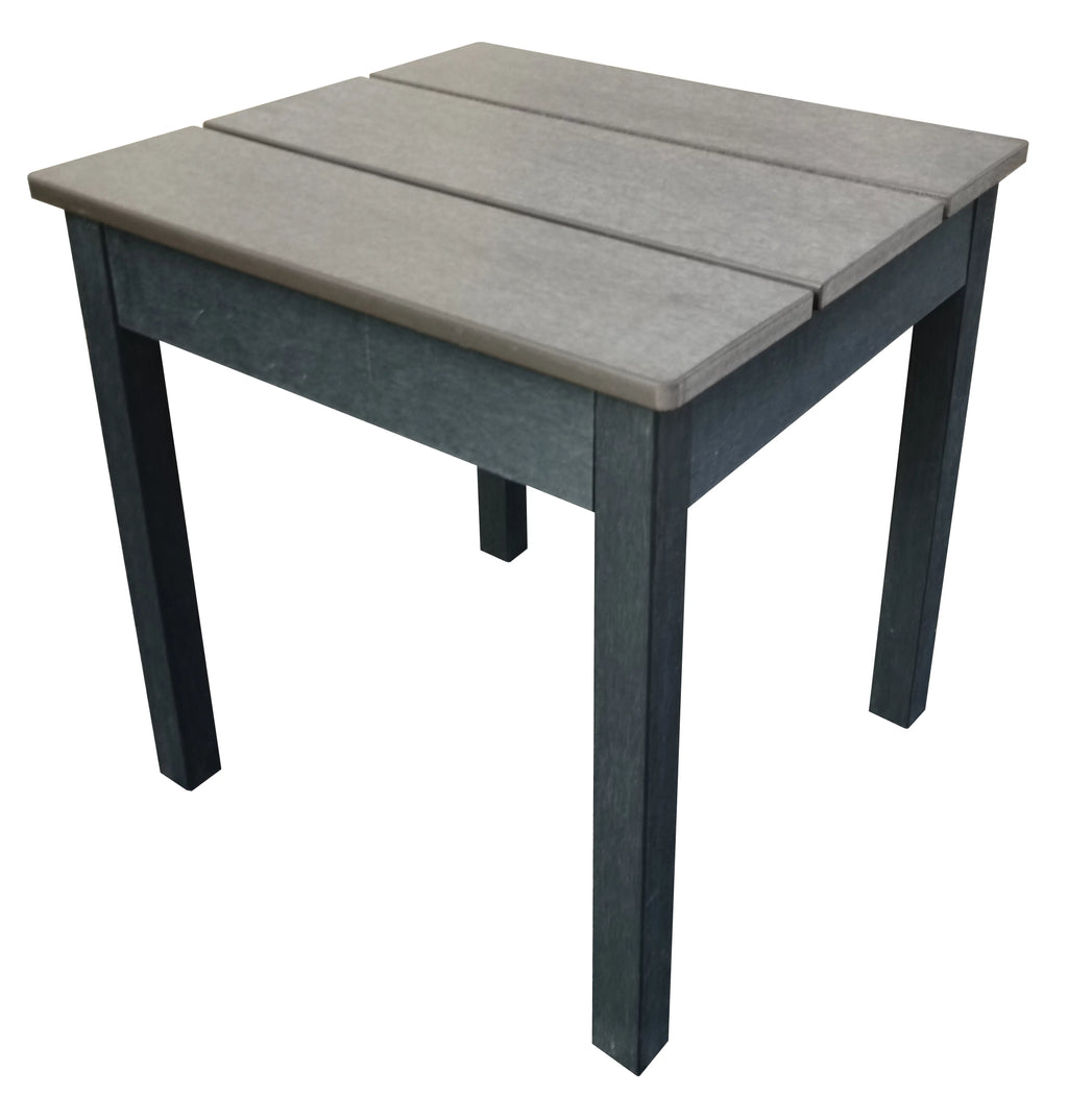 Black & Grey Two Tone Polystyrene Outdoor Side Table Z3019