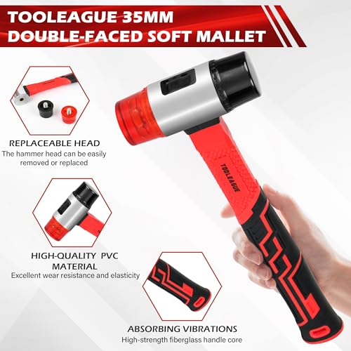 43 Pcs Laminate Wood Flooring Installation Kit with Mallet, Spacers, Pull Bar and Tapping Block I4173