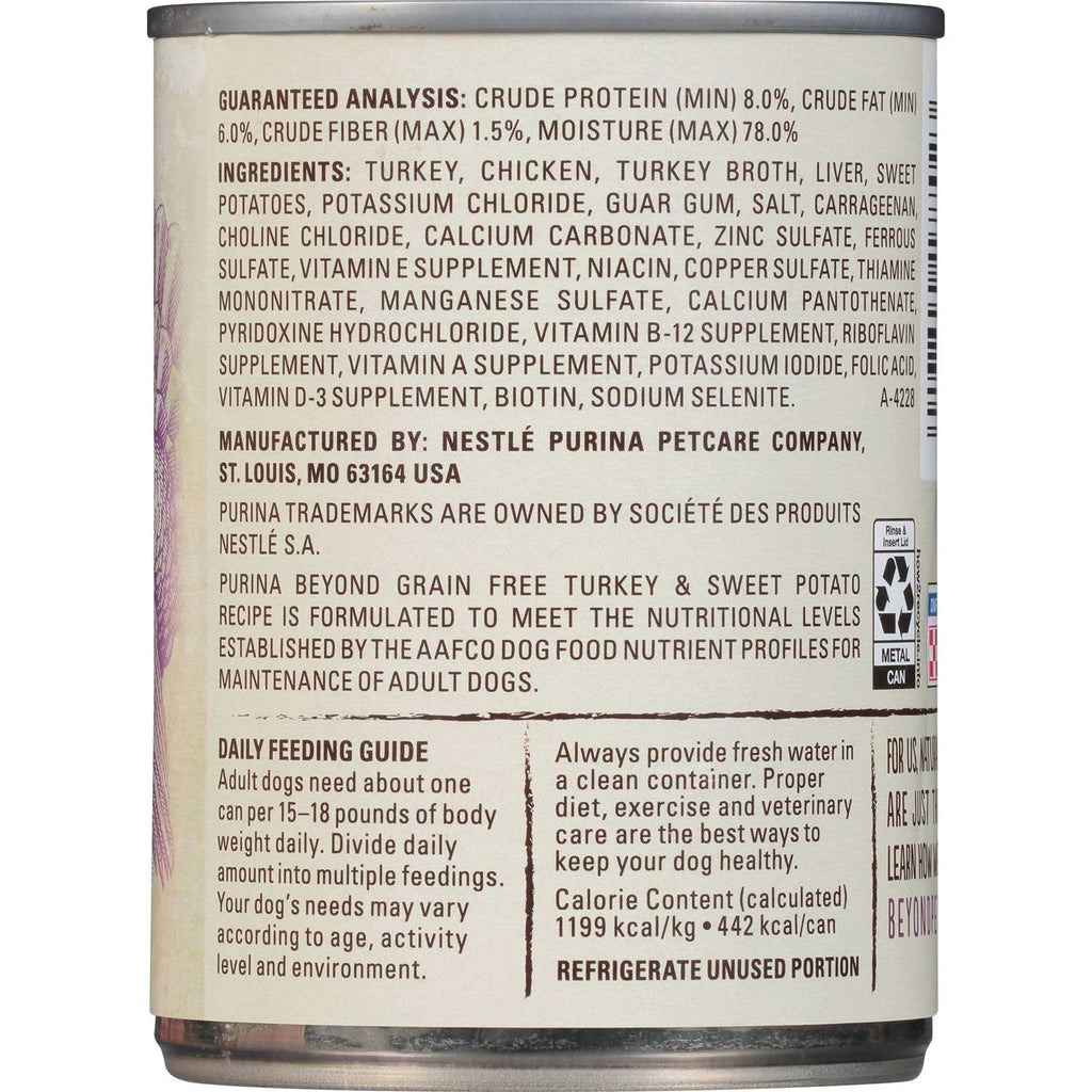 Grain Free Turkey & Sweet Potato Wet Dog Food S7554