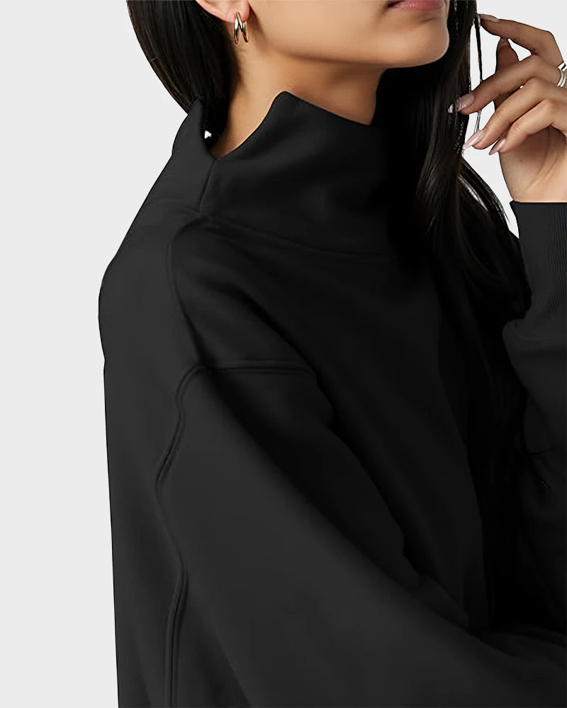 Oversized Turtleneck Sweatshirt Z416