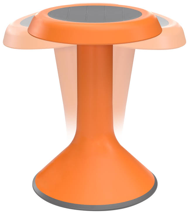 18-1/2 inch Lilac Nylon Wobble Stool U2244