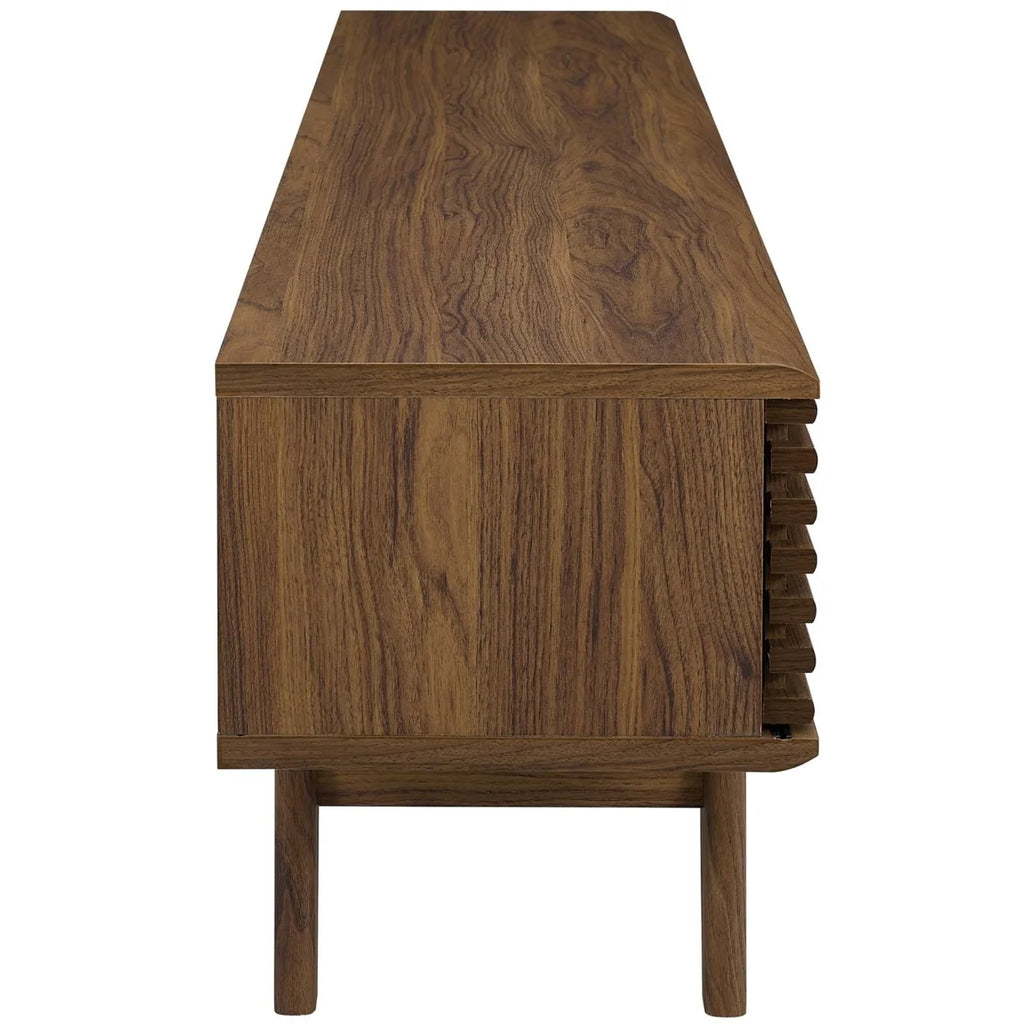 70" Walnut Entertainment Center TV Stand K89839