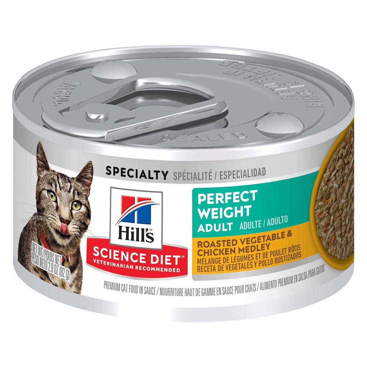 Adult Perfect Weight Roasted Vegetable & Chicken Medley Cat Food V863