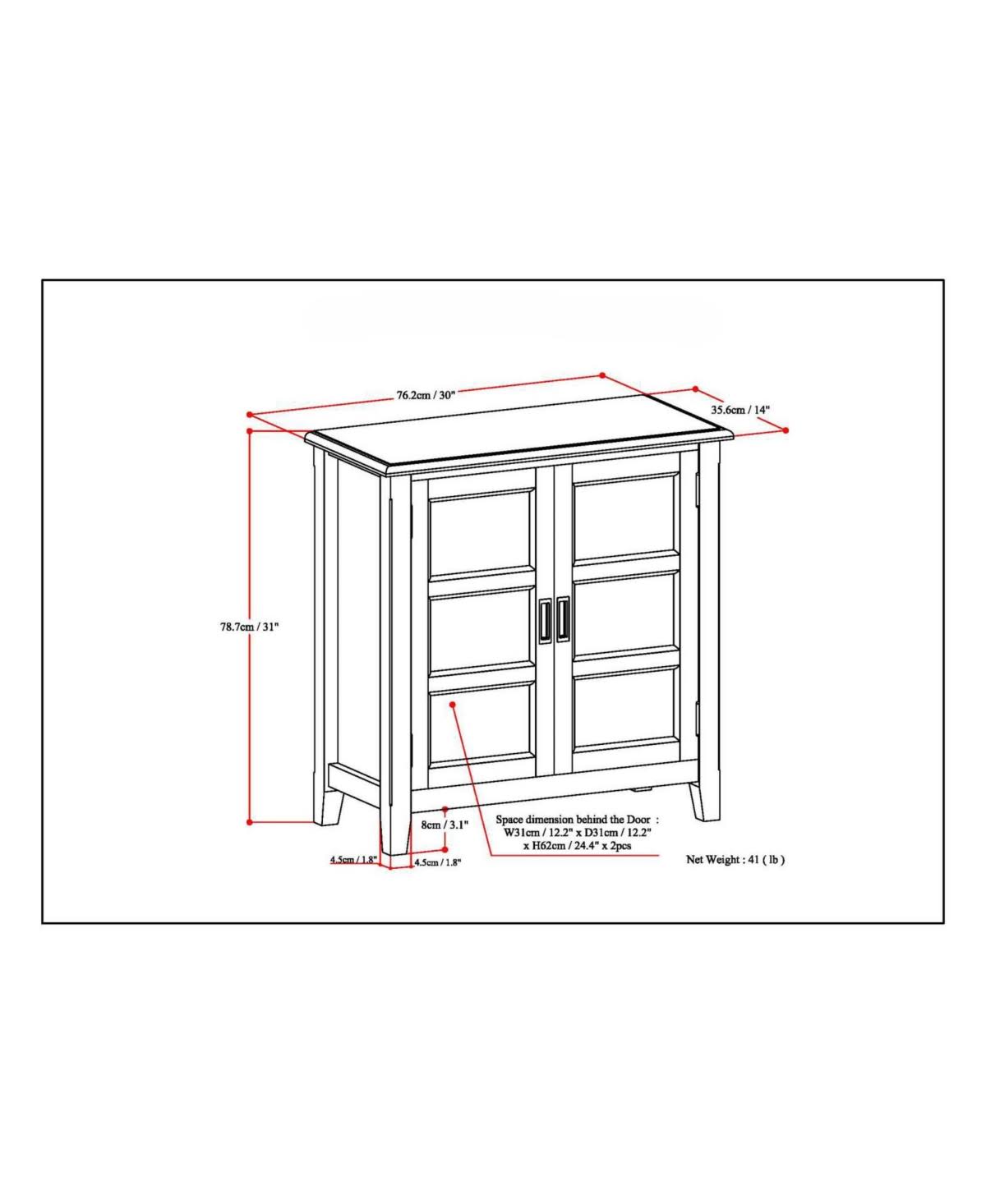 Distressed Grey Low Storage Cabinet I192
